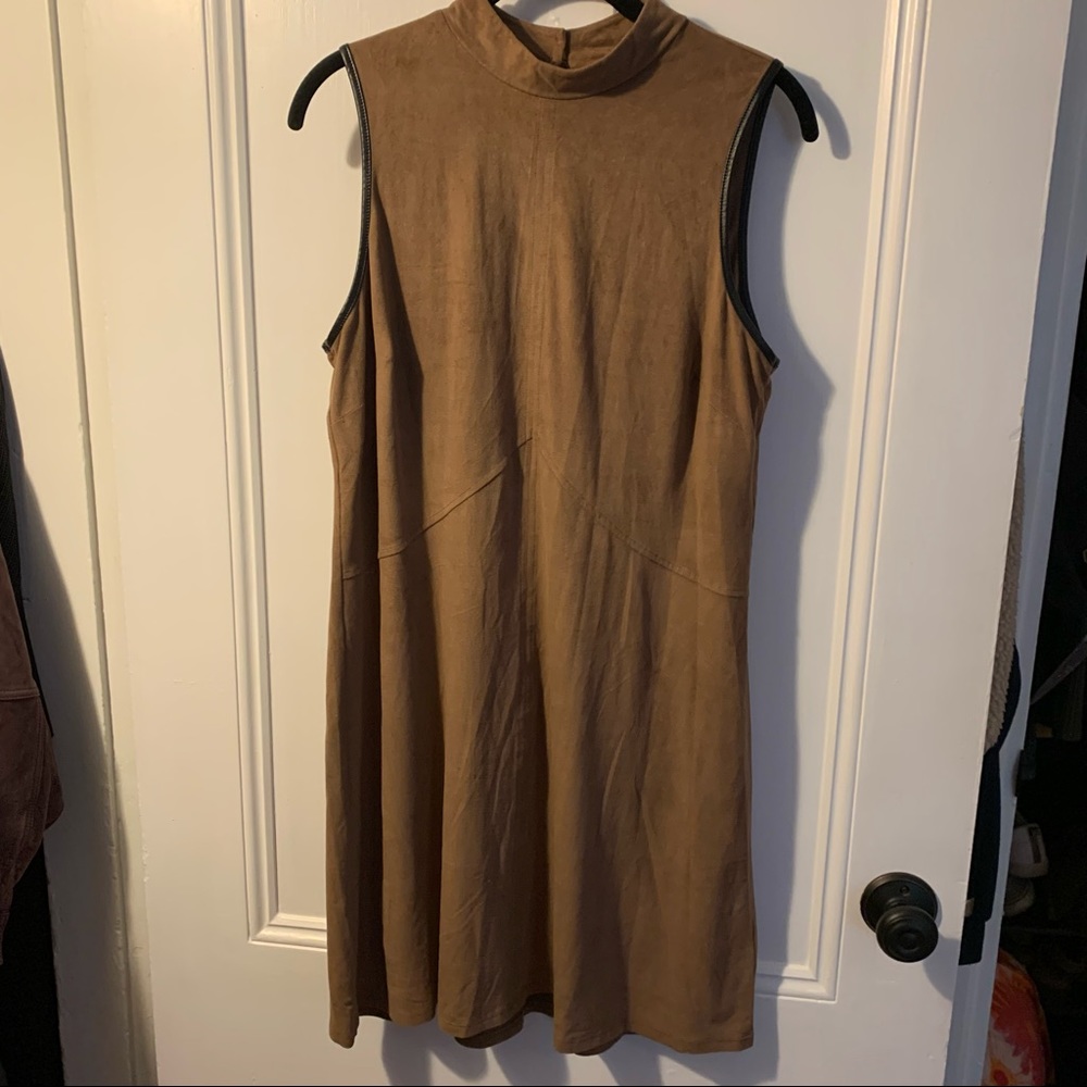 2 for $20🌟 Brown Suede Dress